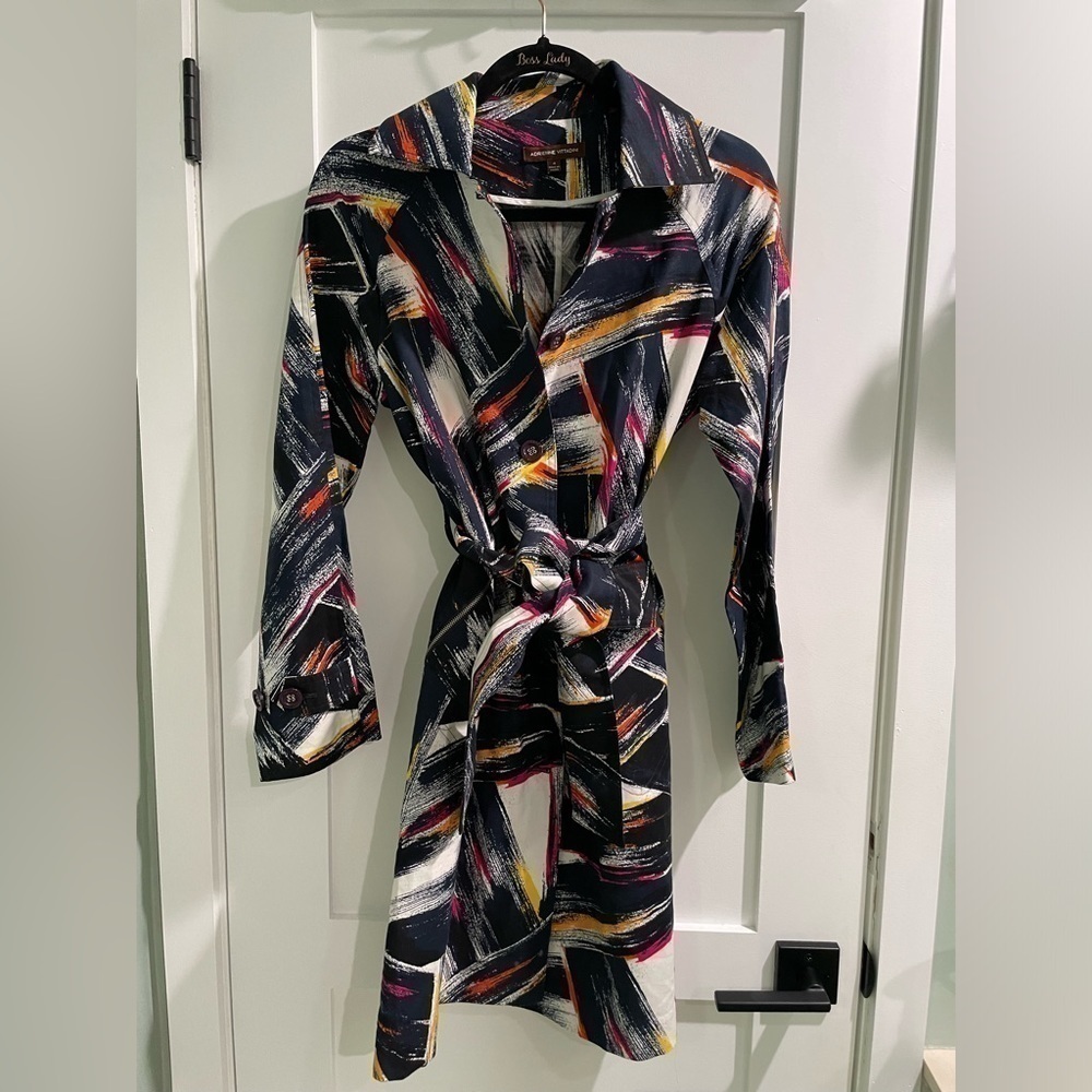 Adrienne Vittadini Art to wear statement dress size 4